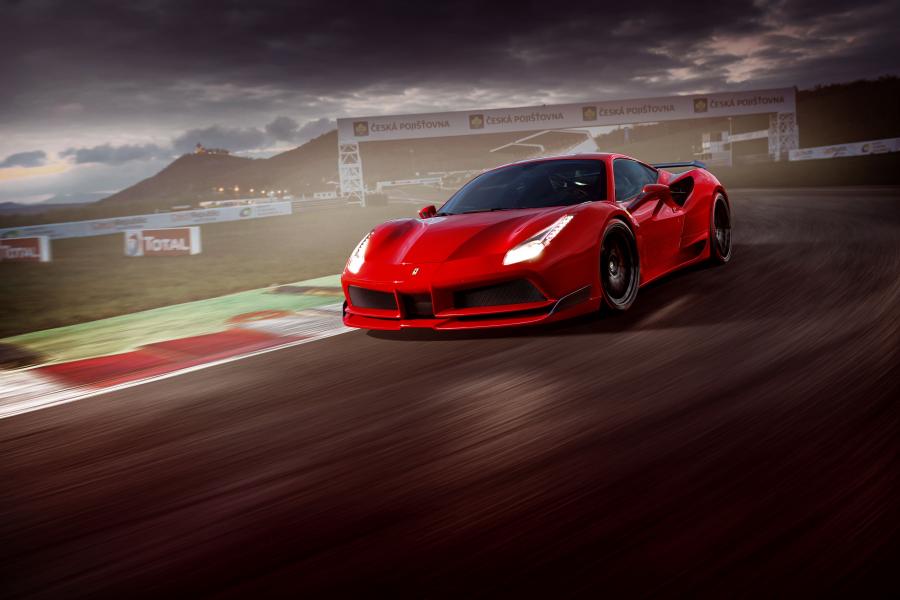  Ferrari 488 GTB N-Largo by Novitec Rosso 2017 года  (фото 6 из 23)